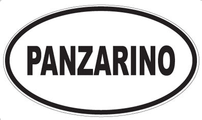 PANZARINO - Oval Sticker
