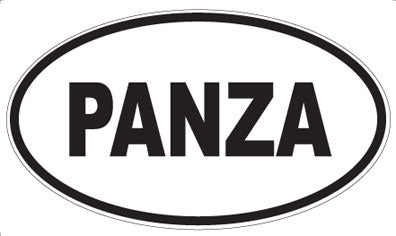 PANZA - Oval Magnet