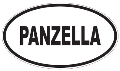 PANZELLA - Oval Sticker