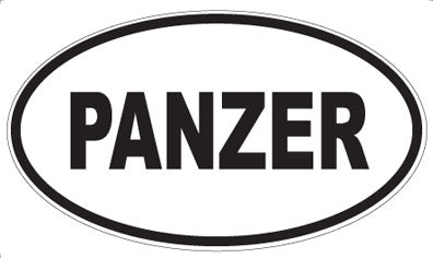 PANZER - Oval Magnet