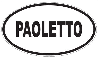 PAOLETTO - Oval Sticker
