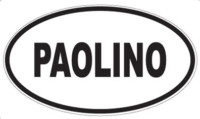 PAOLINO - Oval Magnet
