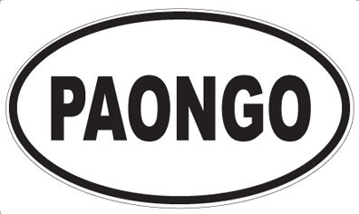 PAONGO - Oval Magnet