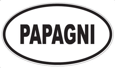 PAPAGNI - Oval Magnet