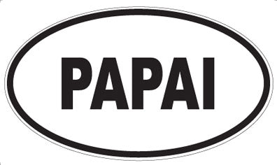 PAPAI - Oval Magnet