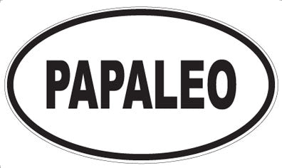 PAPALEO - Oval Sticker