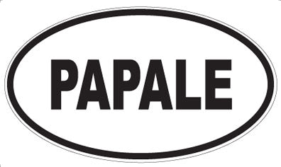 PAPALE - Oval Magnet