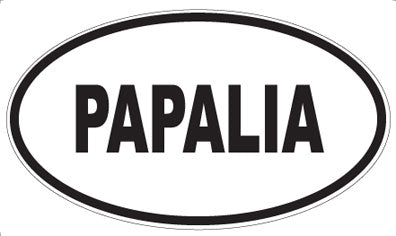 PAPALIA - Oval Magnet