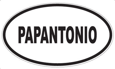 PAPANTONIO - Oval Magnet