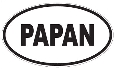 PAPAN - Oval Magnet