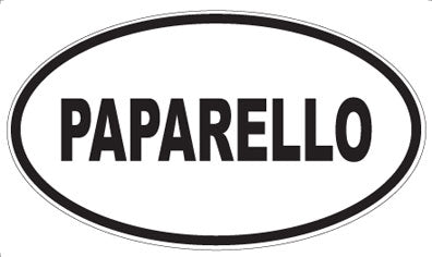 PAPARELLO - Oval Sticker