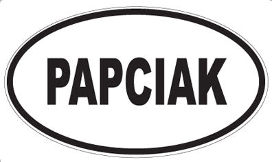 PAPCIAK - Oval Magnet