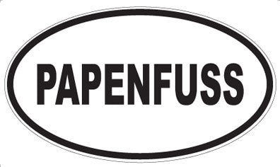 PAPENFUSS - Oval Magnet