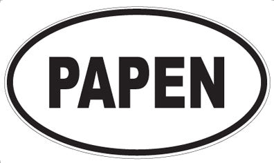 PAPEN - Oval Magnet