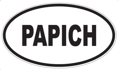 PAPICH - Oval Magnet