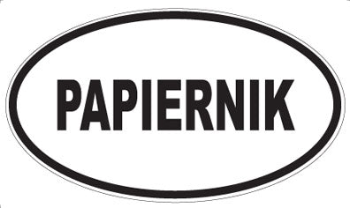 PAPIERNIK - Oval Magnet