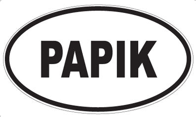 PAPIK - Oval Sticker
