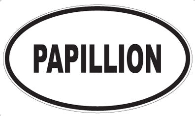 PAPILLION - Oval Magnet