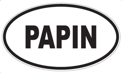 PAPIN - Oval Sticker