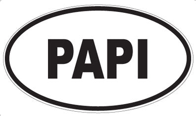 PAPI - Oval Magnet