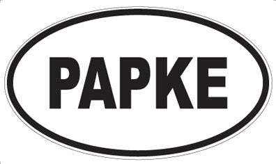 PAPKE - Oval Magnet