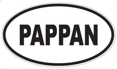 PAPPAN - Oval Sticker