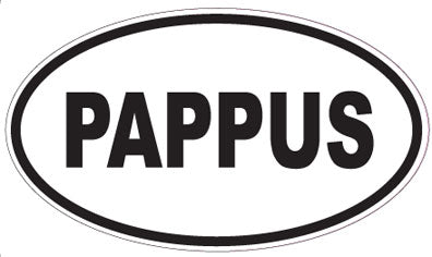 PAPPUS - Oval Sticker