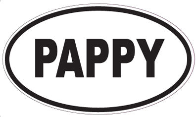 PAPPY - Oval Sticker