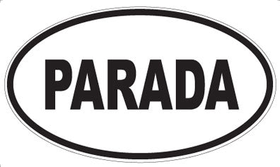 PARADA - Oval Sticker