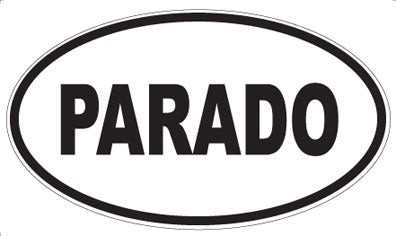 PARADO - Oval Magnet