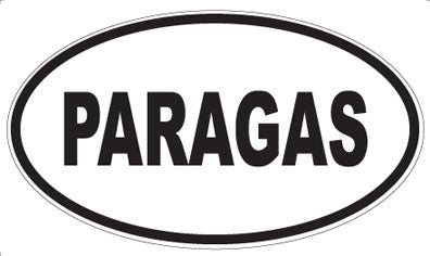 PARAGAS - Oval Sticker