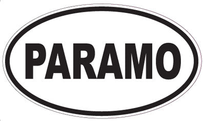 PARAMO - Oval Sticker