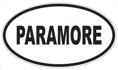 PARAMORE - Oval Sticker
