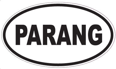 PARANG - Oval Sticker