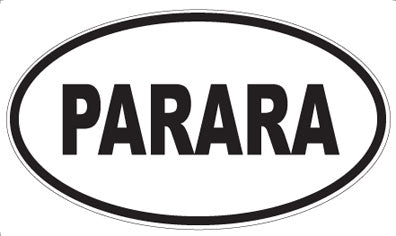 PARARA - Oval Sticker