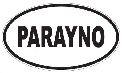 PARAYNO - Oval Sticker