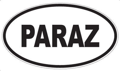 PARAZ - Oval Sticker