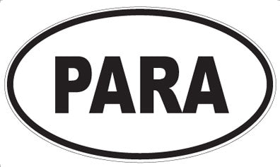 PARA - Oval Magnet