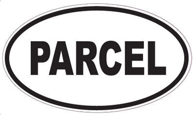 PARCEL - Oval Sticker