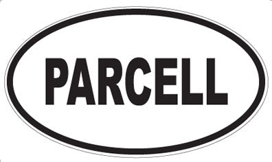 PARCELL - Oval Sticker