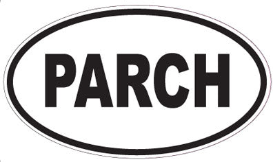 PARCH - Oval Sticker