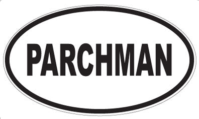 PARCHMAN - Oval Sticker