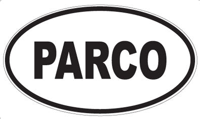 PARCO - Oval Sticker