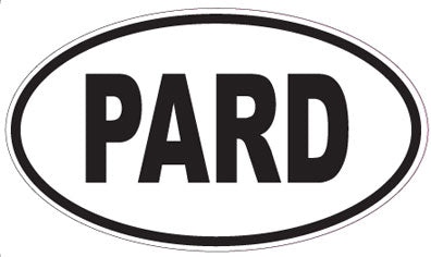 PARD - Oval Sticker