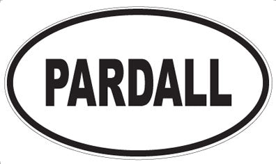 PARDALL - Oval Sticker