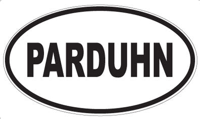 PARDUHN - Oval Magnet