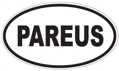 PAREUS - Oval Sticker