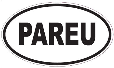 PAREU - Oval Magnet