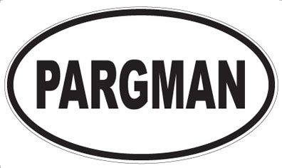 PARGMAN - Oval Magnet