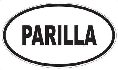PARILLA - Oval Magnet